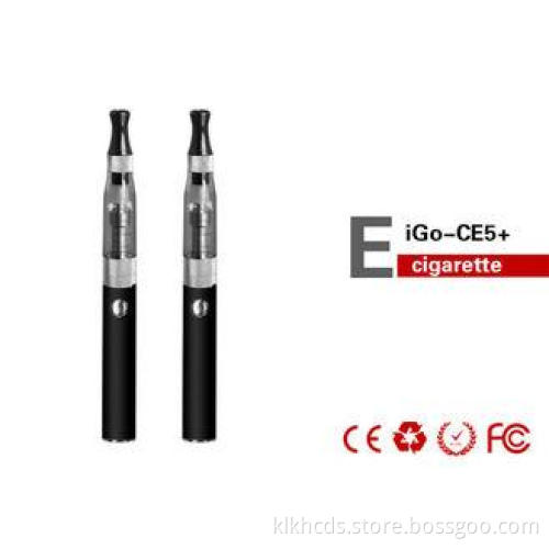 OEM / ODM 1.6ml EGO CE5 E Cigarette Tank , 2.2ohm Long Wick